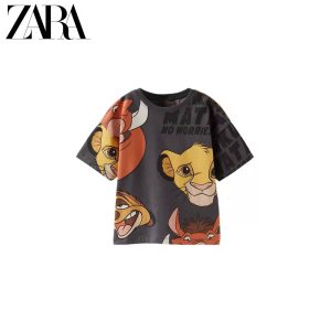 Футболка ZARA UR new для мальчика с принтом льва